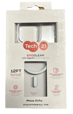 Tech21 Evoclear MS iPhone 15 Pro Max - Clear Case